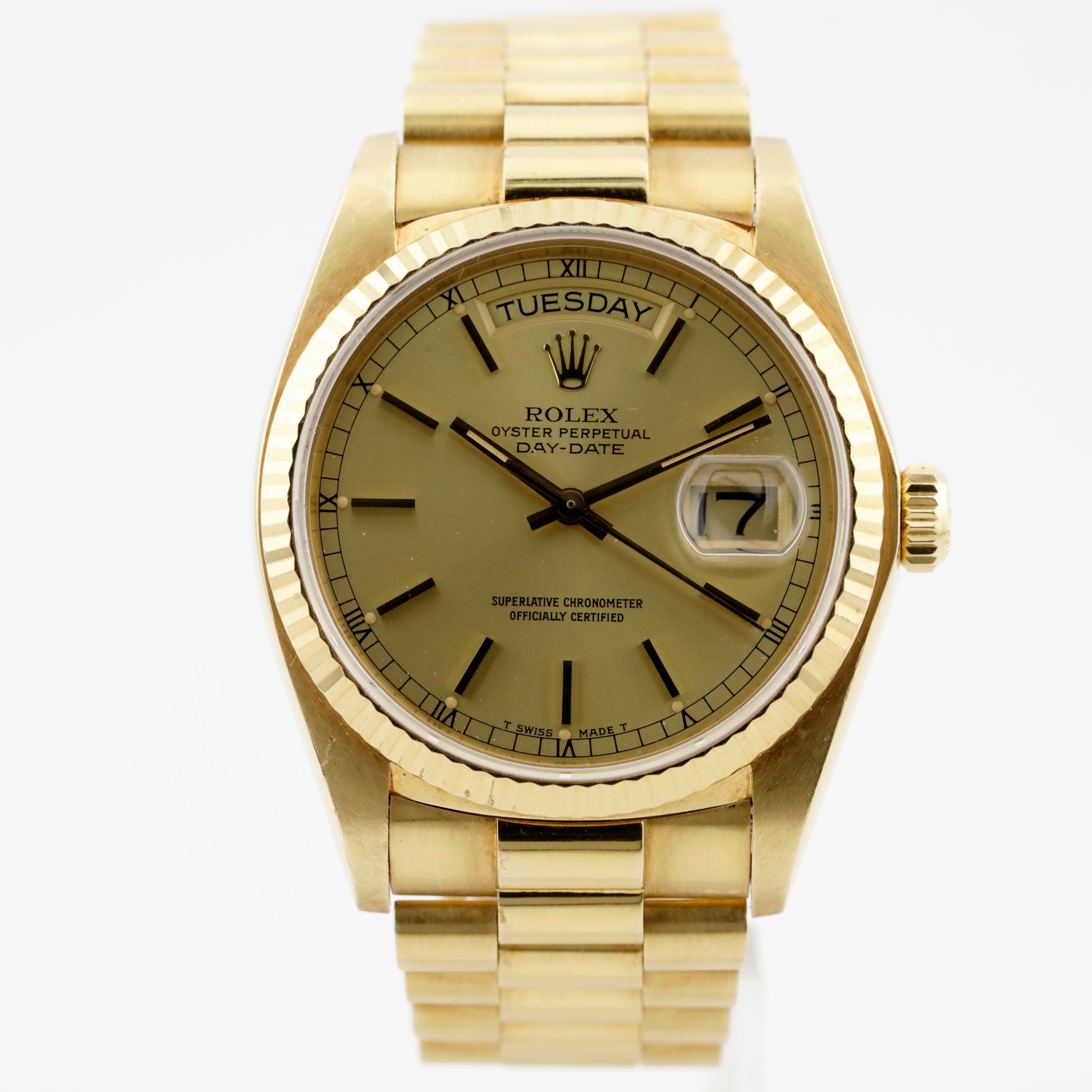 Pre Owned Rolex Day-Date 36 Ref# 18038