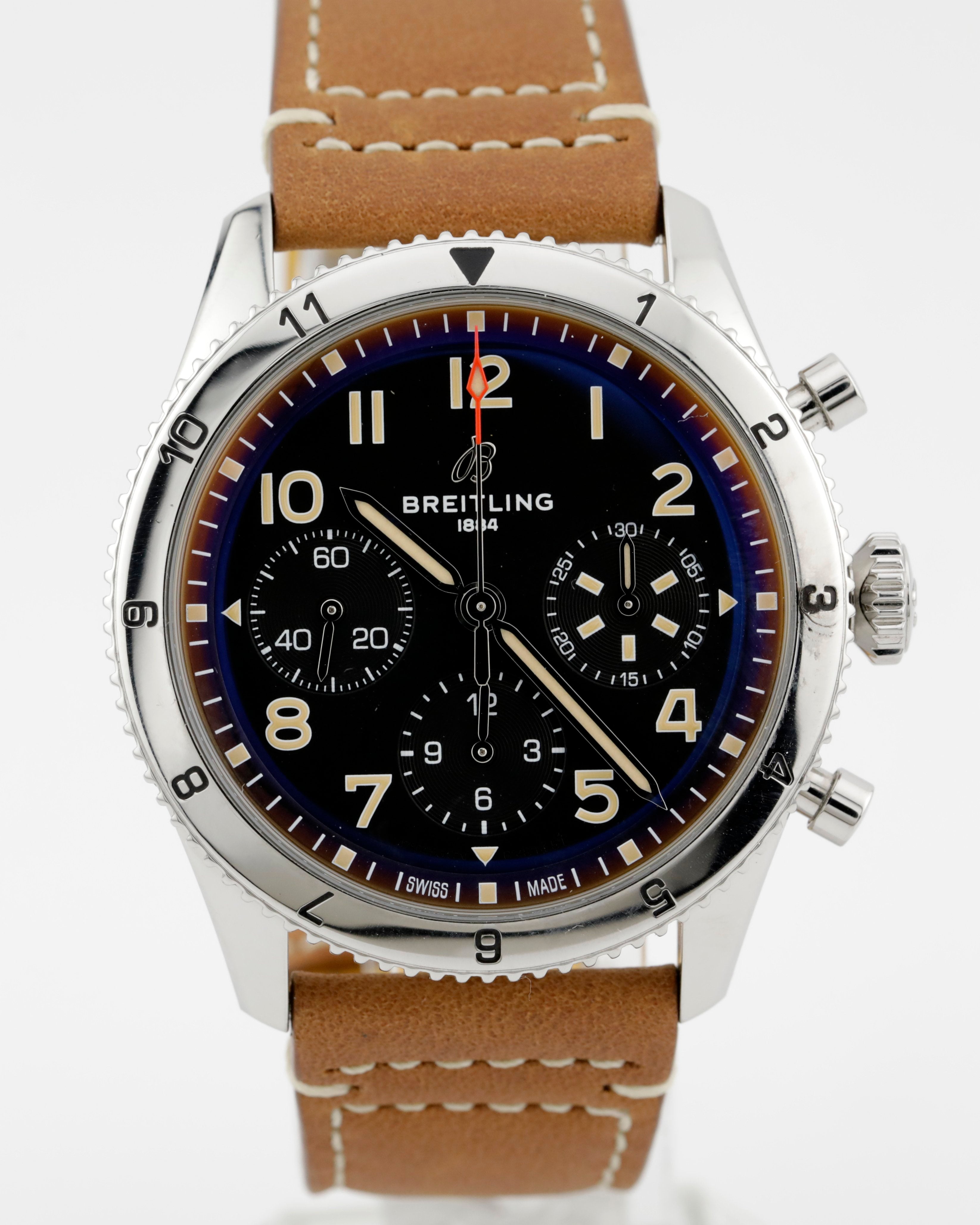 Pre Owned Breitling Classic Avi Chronograph 42 B23  Mustang Ref# A233803A1B1X1