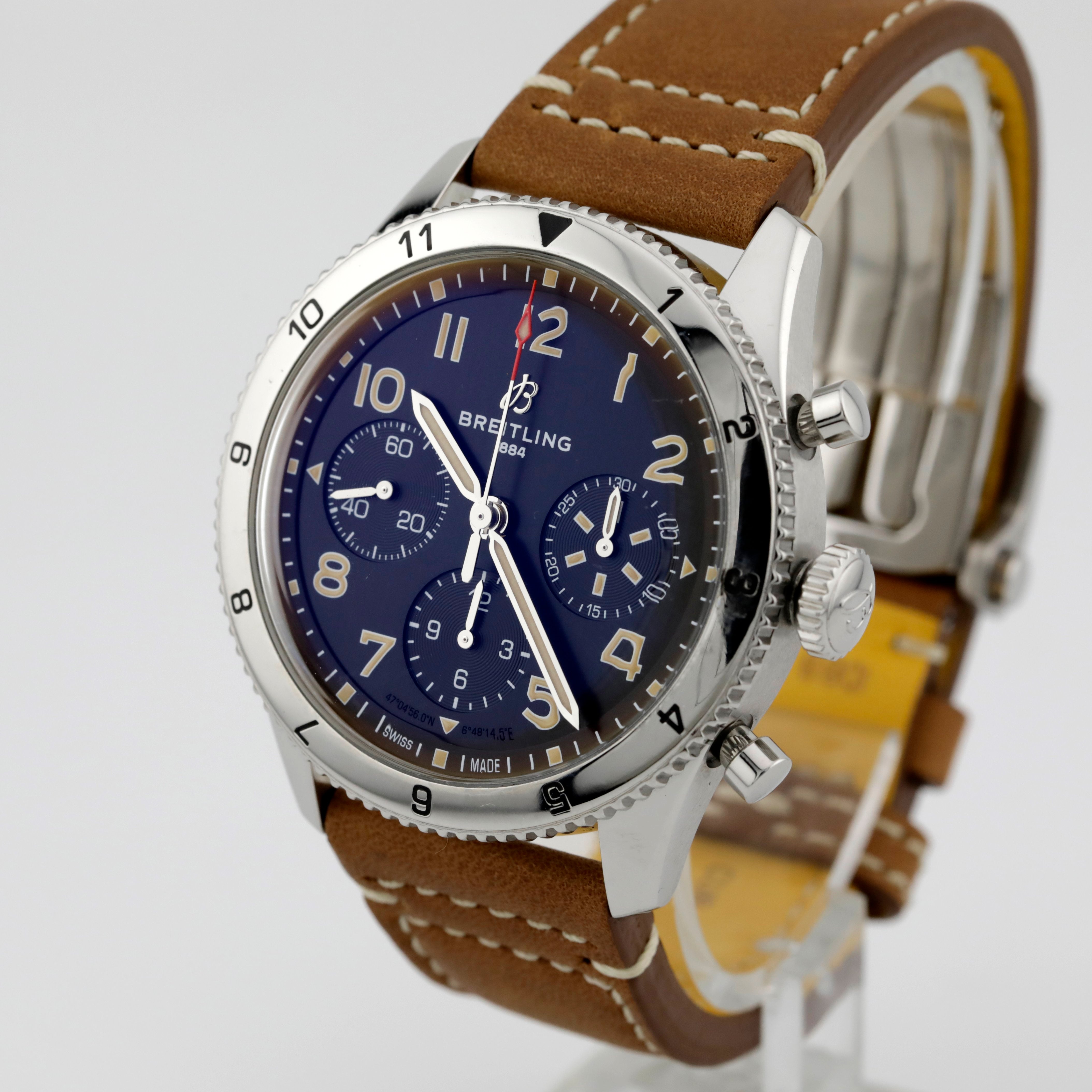 Pre Owned Breitling Classic Avi Chronograph 42 B23  Mustang Ref# A233803A1B1X1