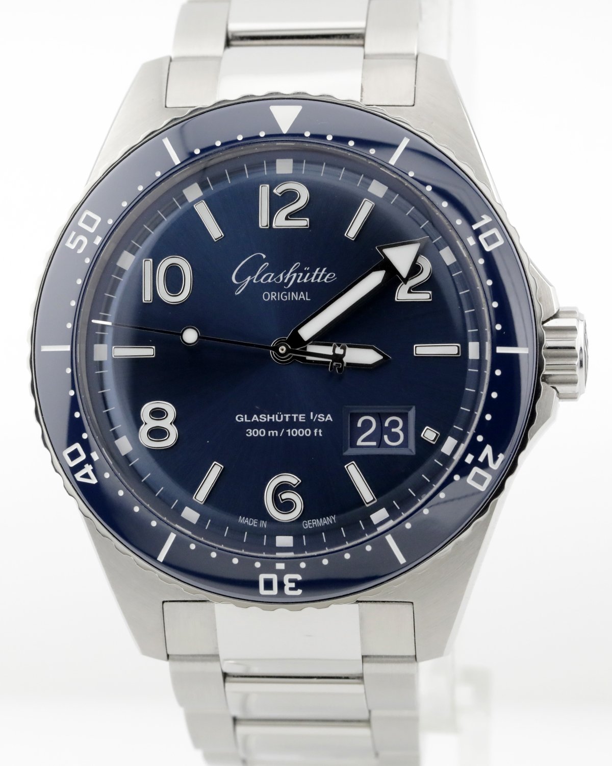 Pre Owned Glashutte Original SeaQ Panorama Date REF# W13613028170