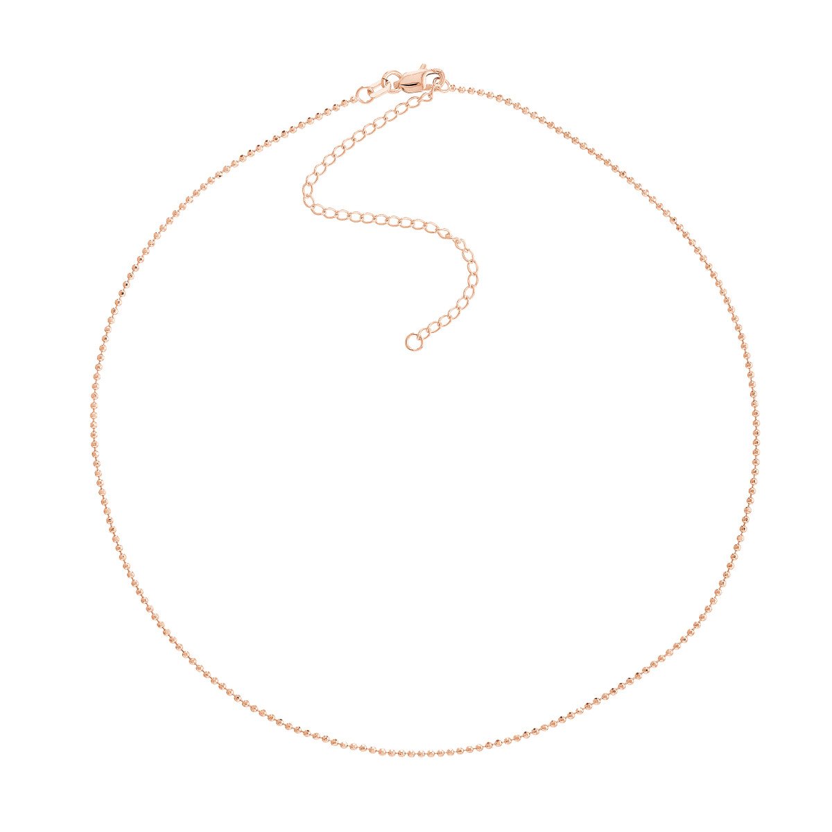 Diamond Cut Beaded Chain