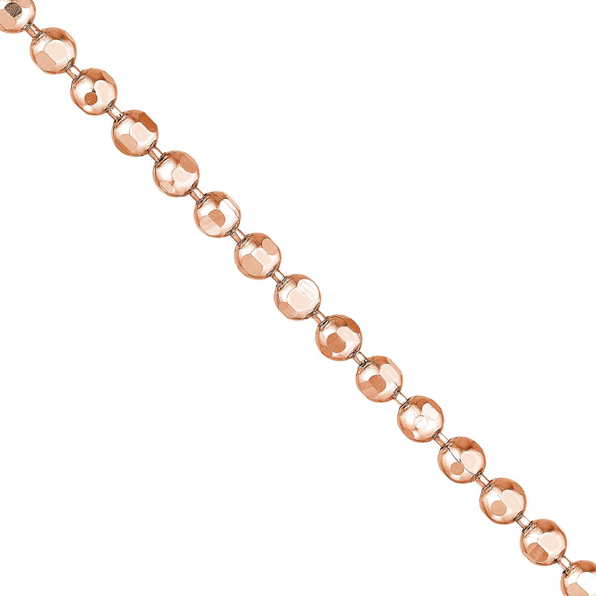 Diamond Cut Beaded Chain