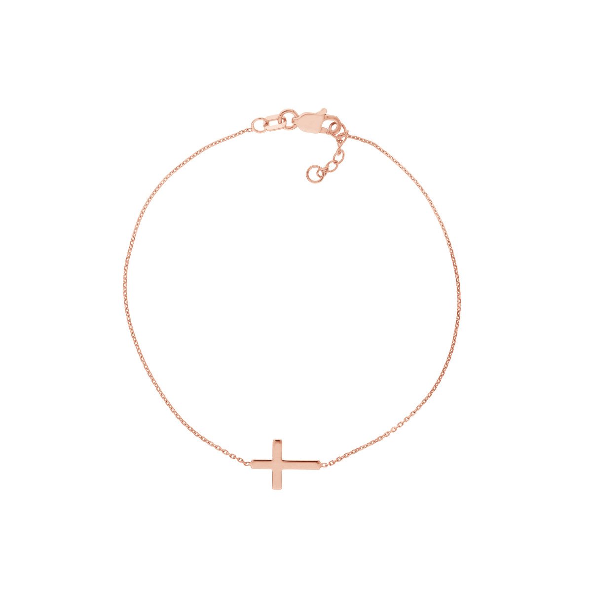 Sideways Cross Bracelet