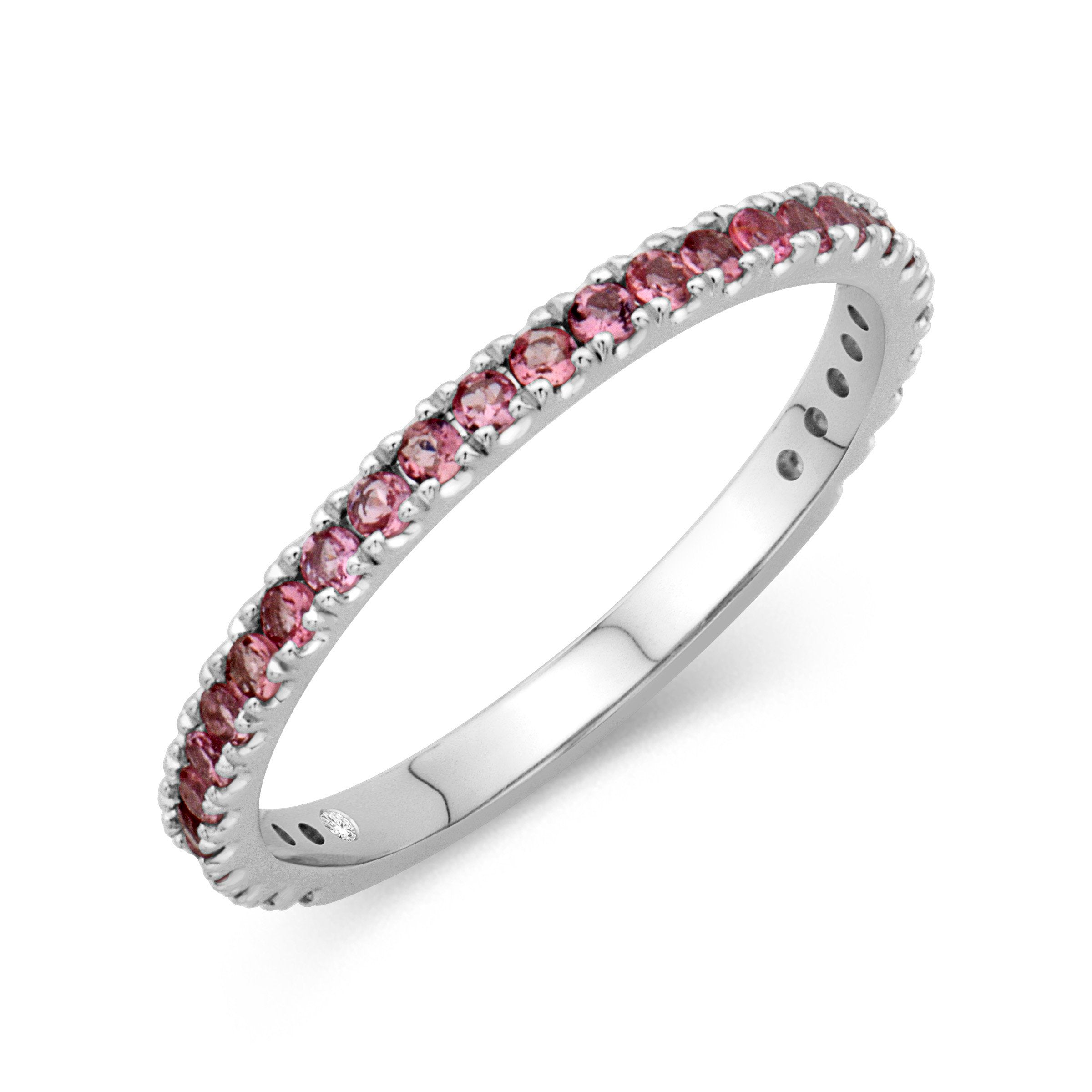 Pink Tourmaline Birthstone Band