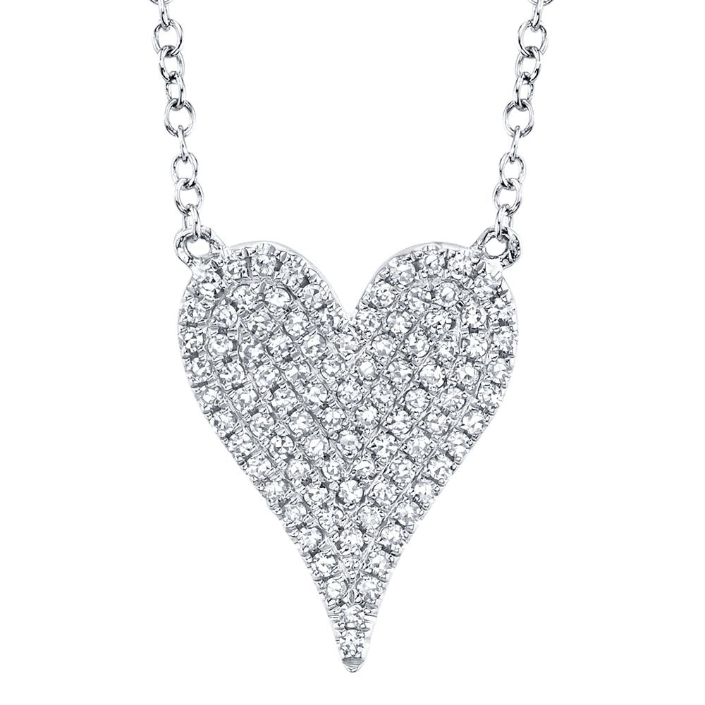 Shy Creation Diamond Heart Necklace