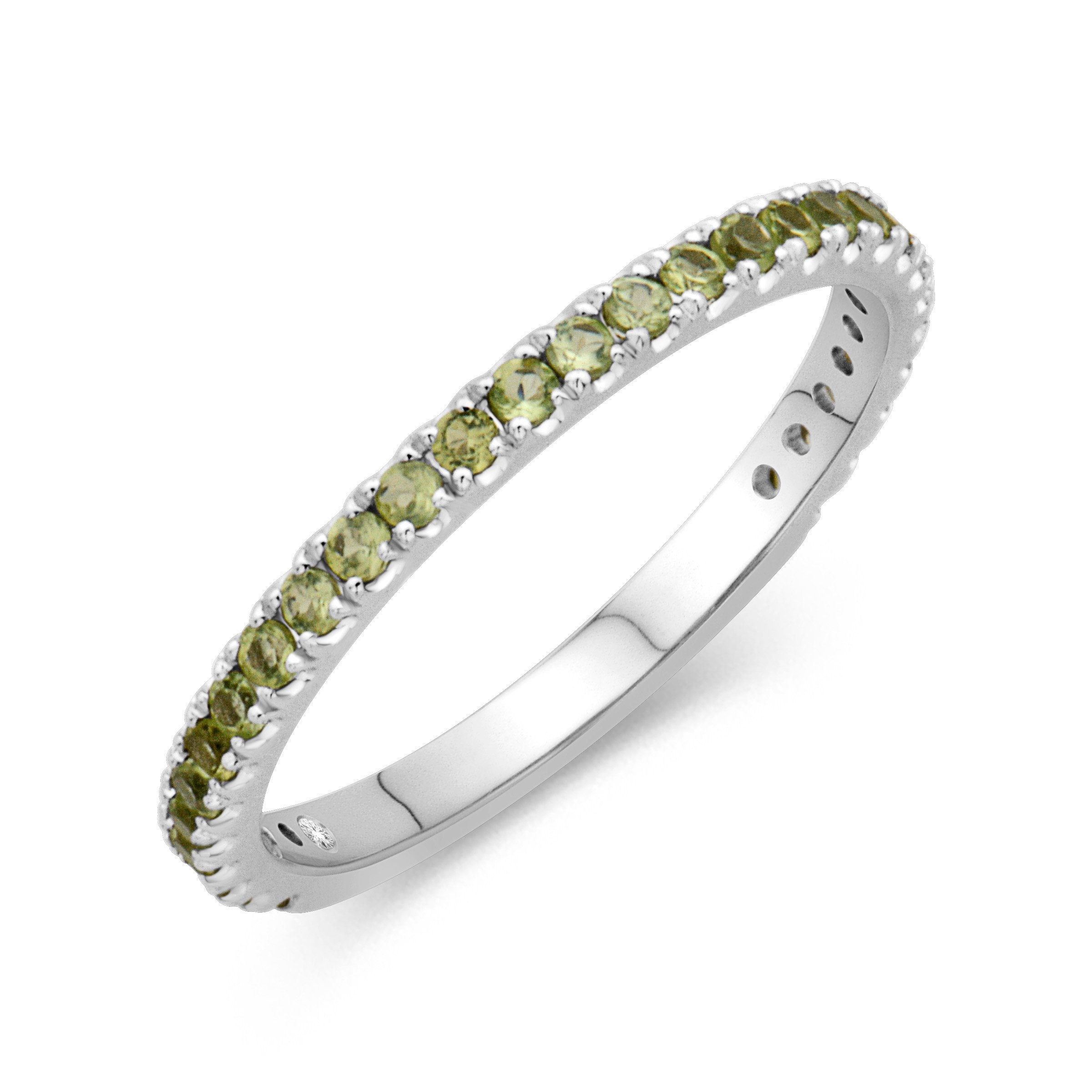 Peridot Birthstone Band