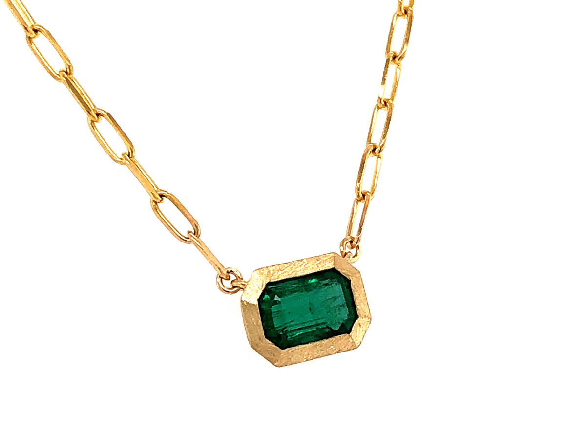 Dilamani Green Emerald Necklace