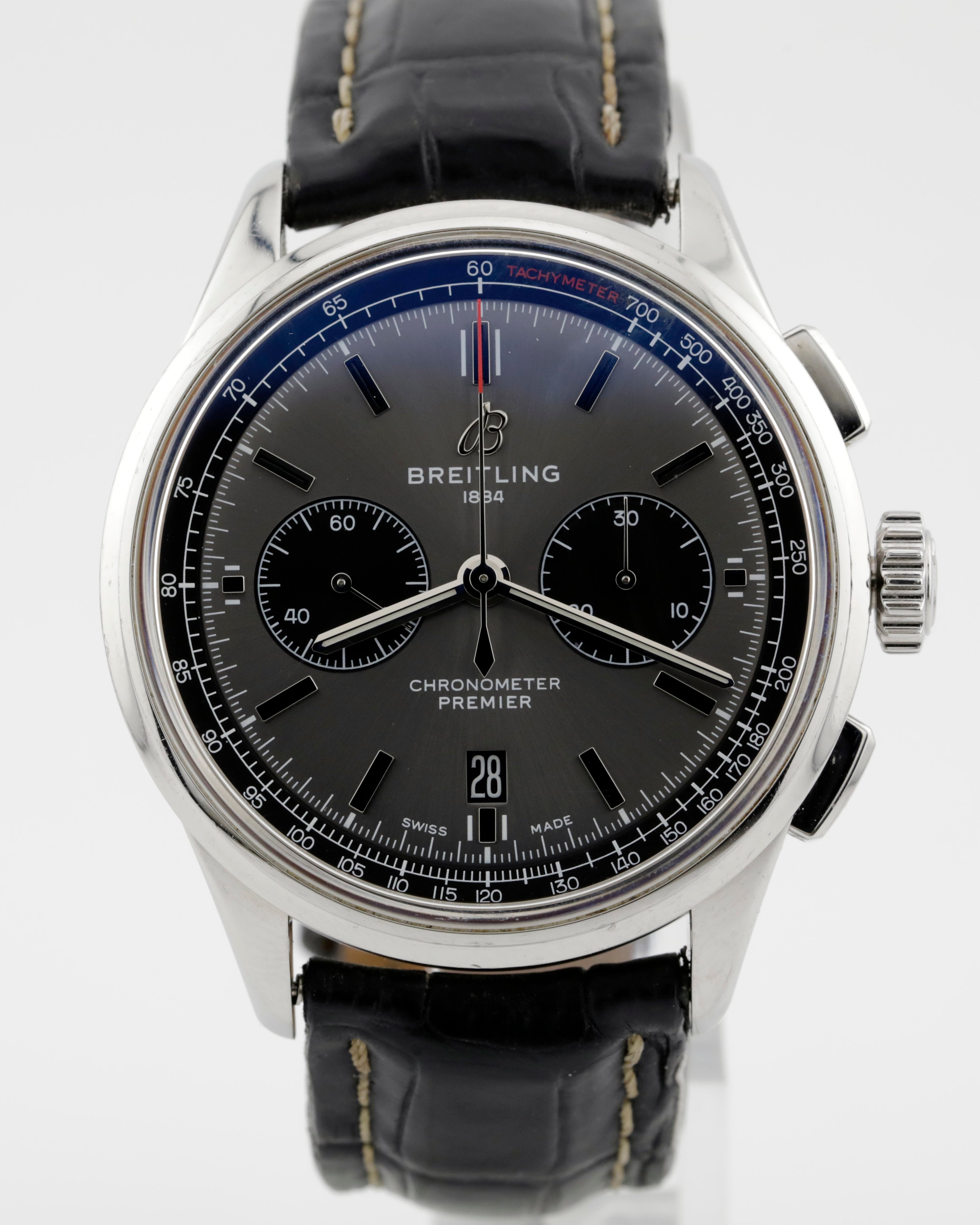 Pre Owned Breitling Premier B01 Chronograph 42 Ref# AB0118221B1P1