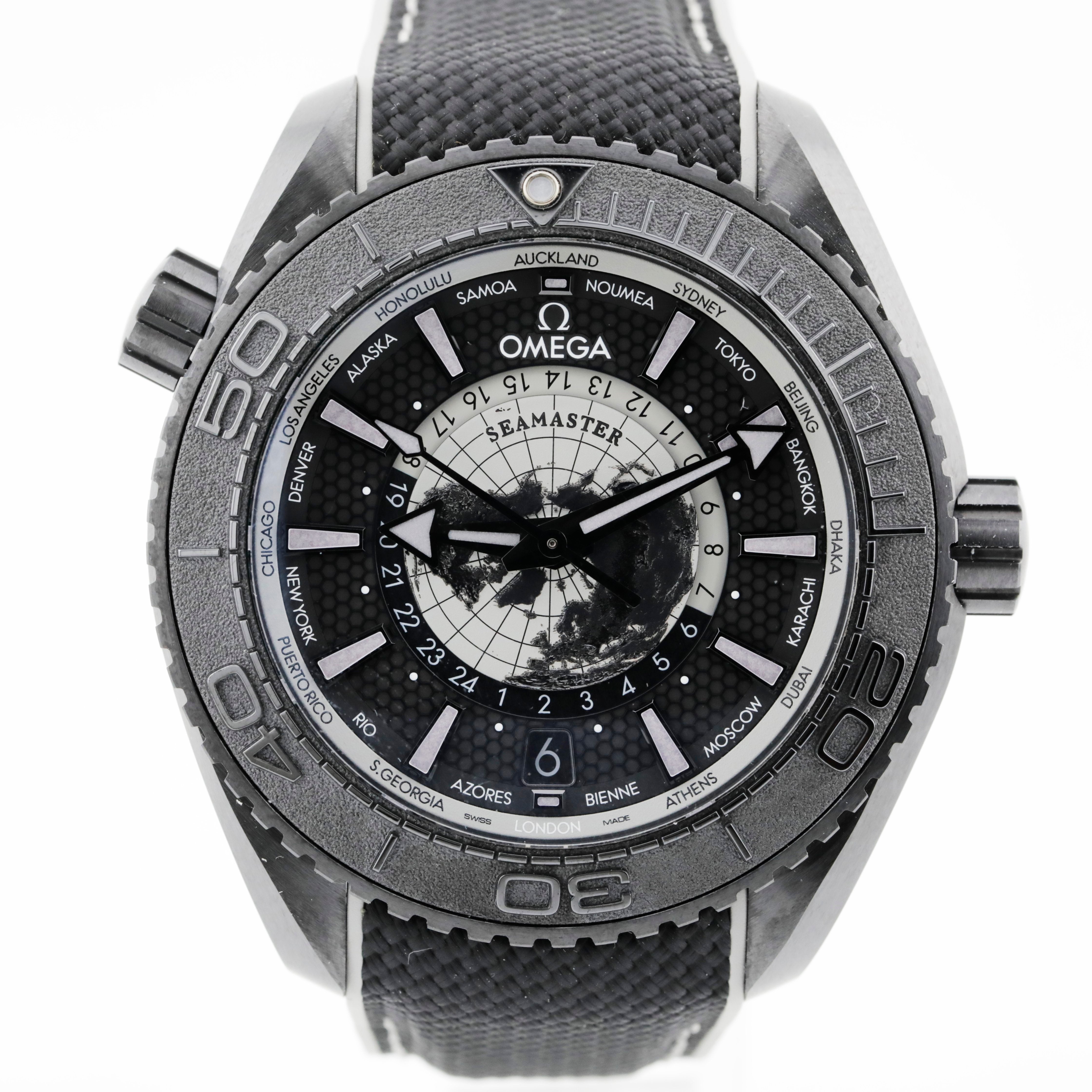 Pre Owned Omega Seamaster Planet Ocean Worldtimer Ref# 21592462201007