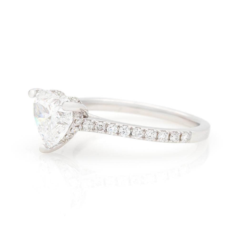 1.62ct Heart Shaped Diamond Engagement Ring