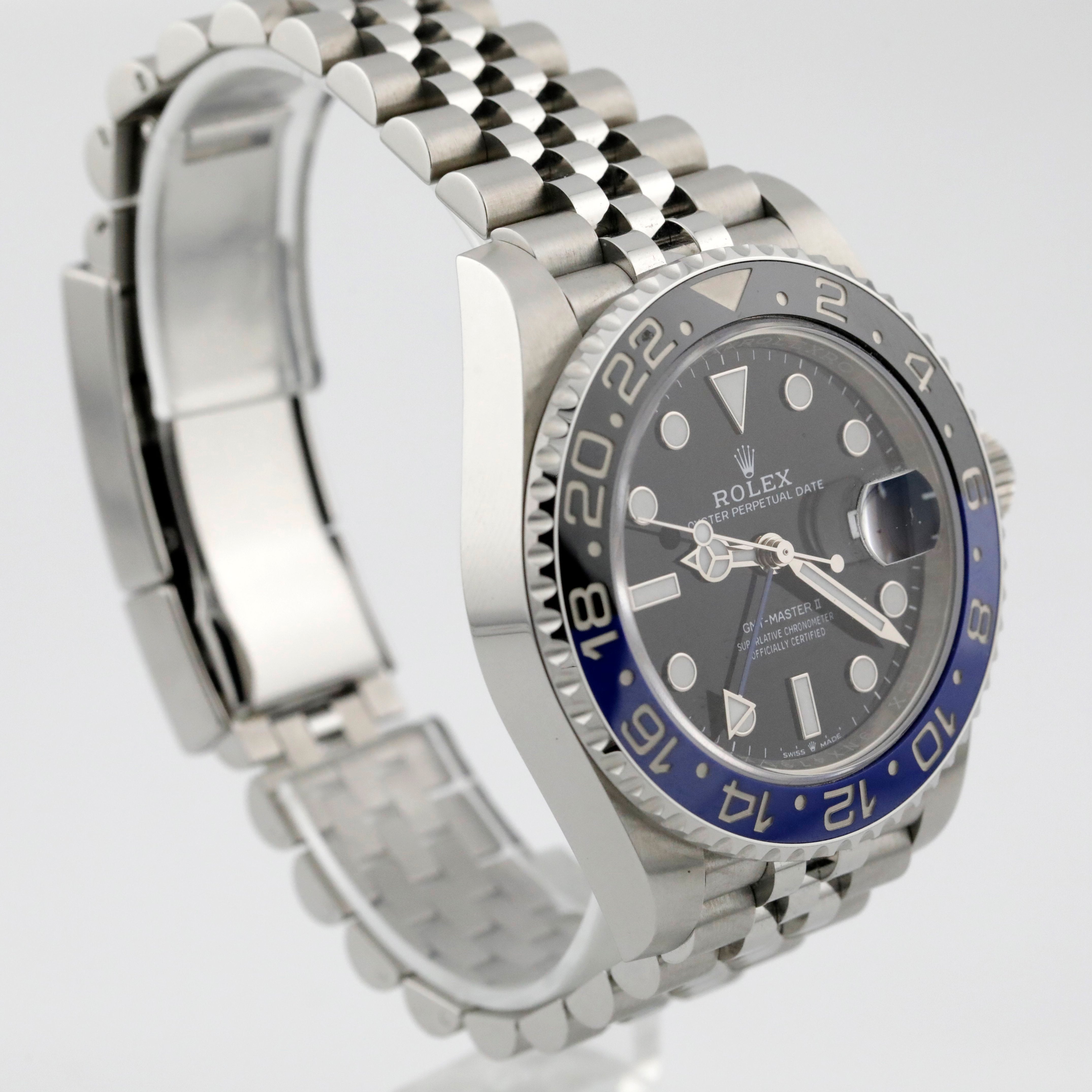 Pre-Owned Rolex GMT Master II "Batgirl" Ref. 126710BLNR