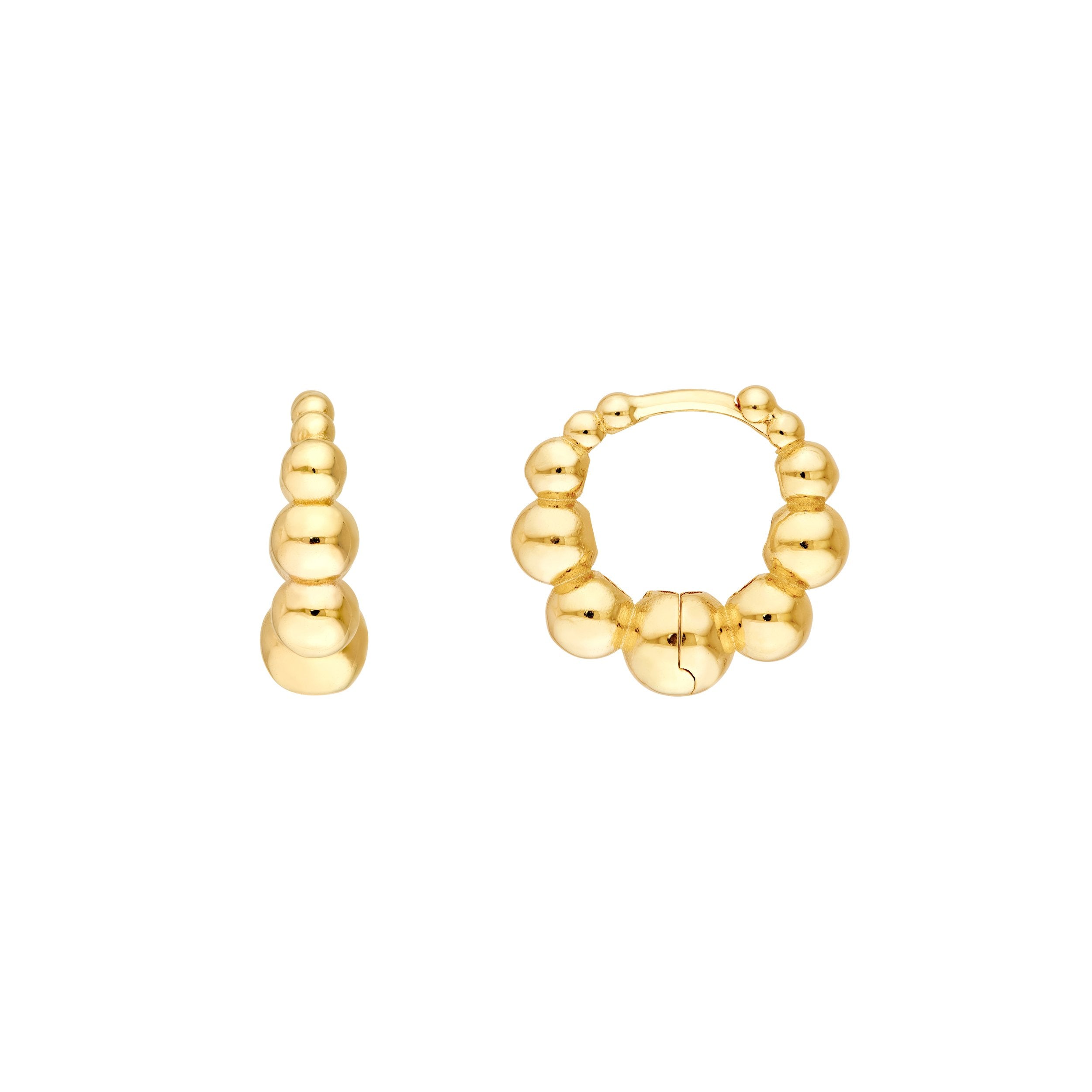 Gold Huggie Earrings