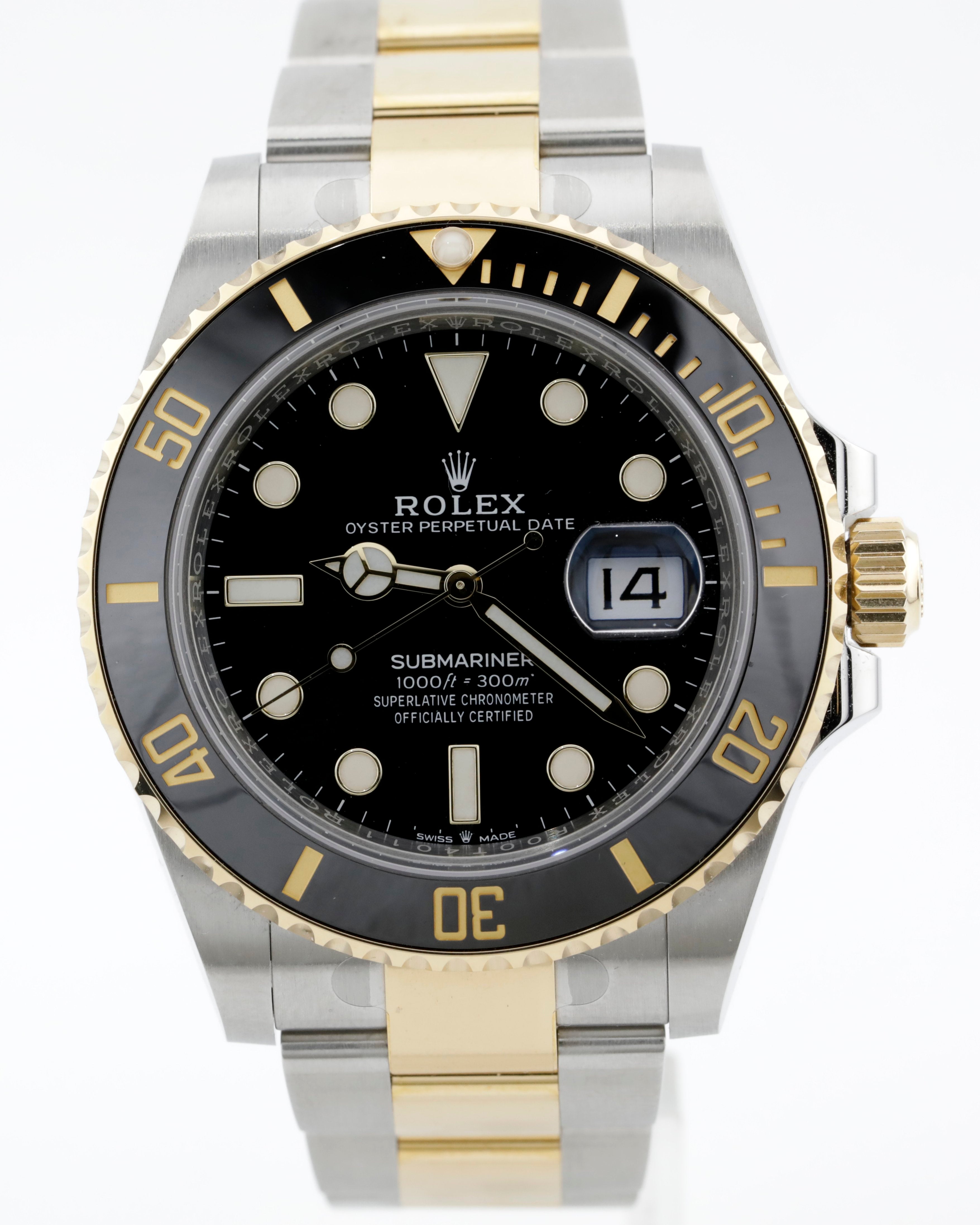 Pre Owned Rolex Submariner Date Two Tone Ref# 126613LN