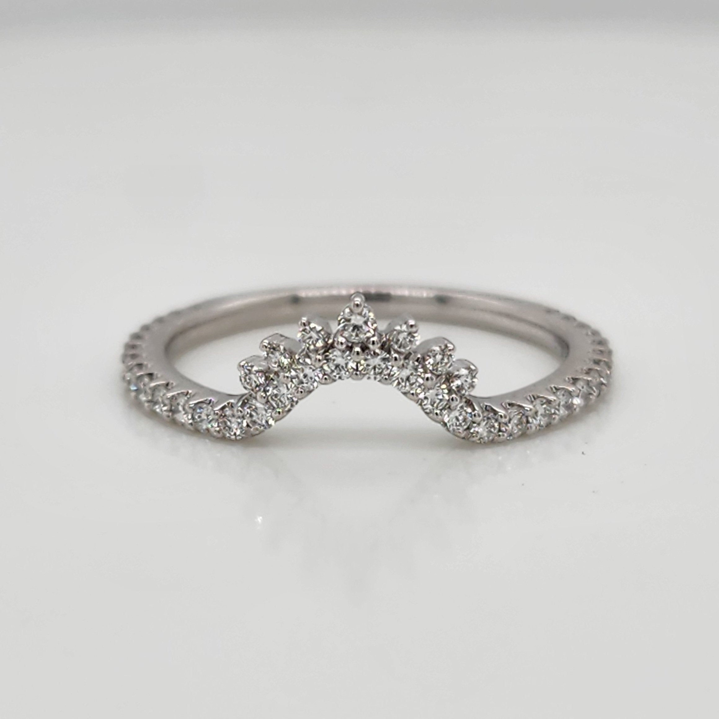 Curved Diamond Band