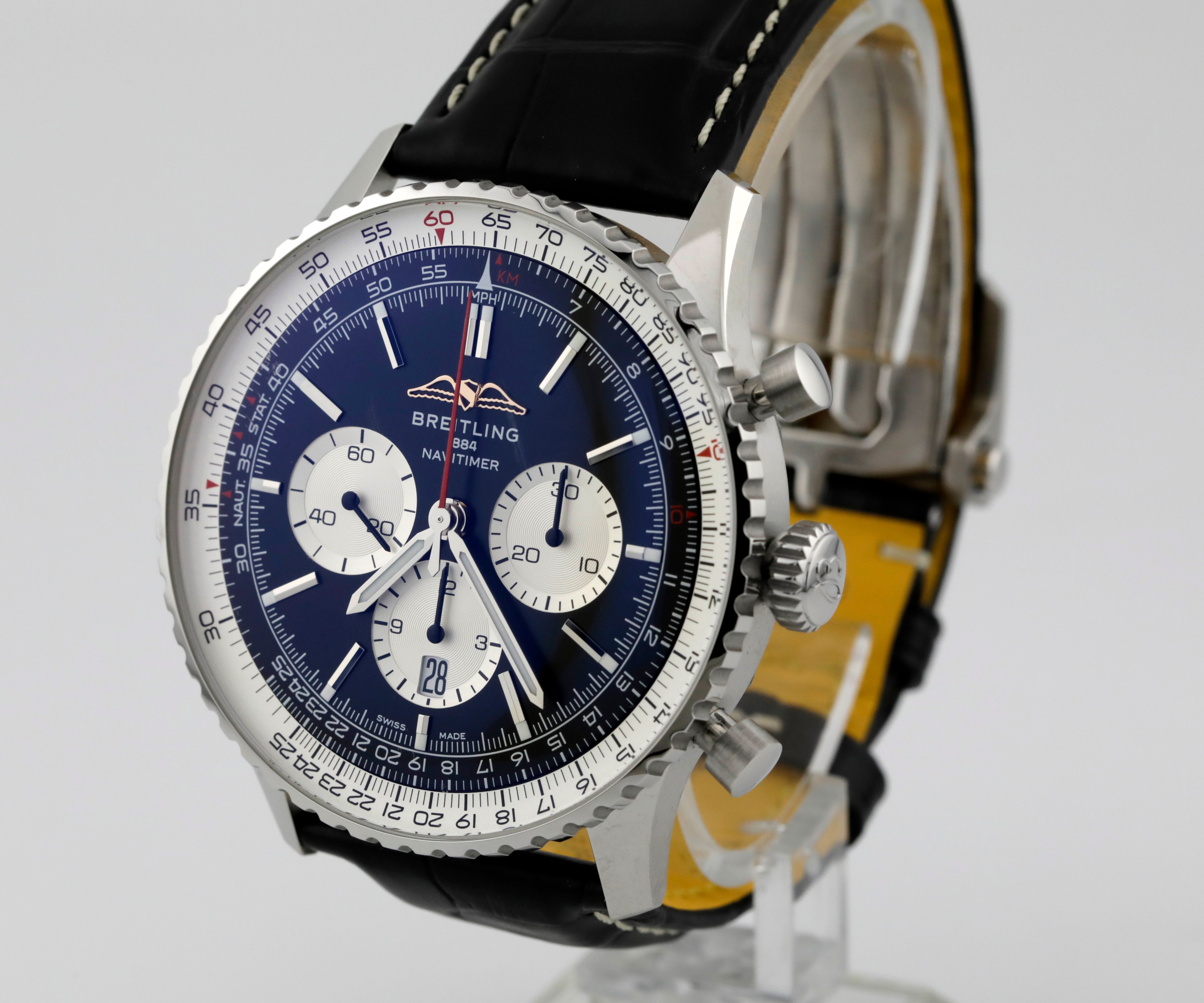 Pre Owned Breitling Navitimer Chronograph B01 46 Ref# AB0137211B1P1