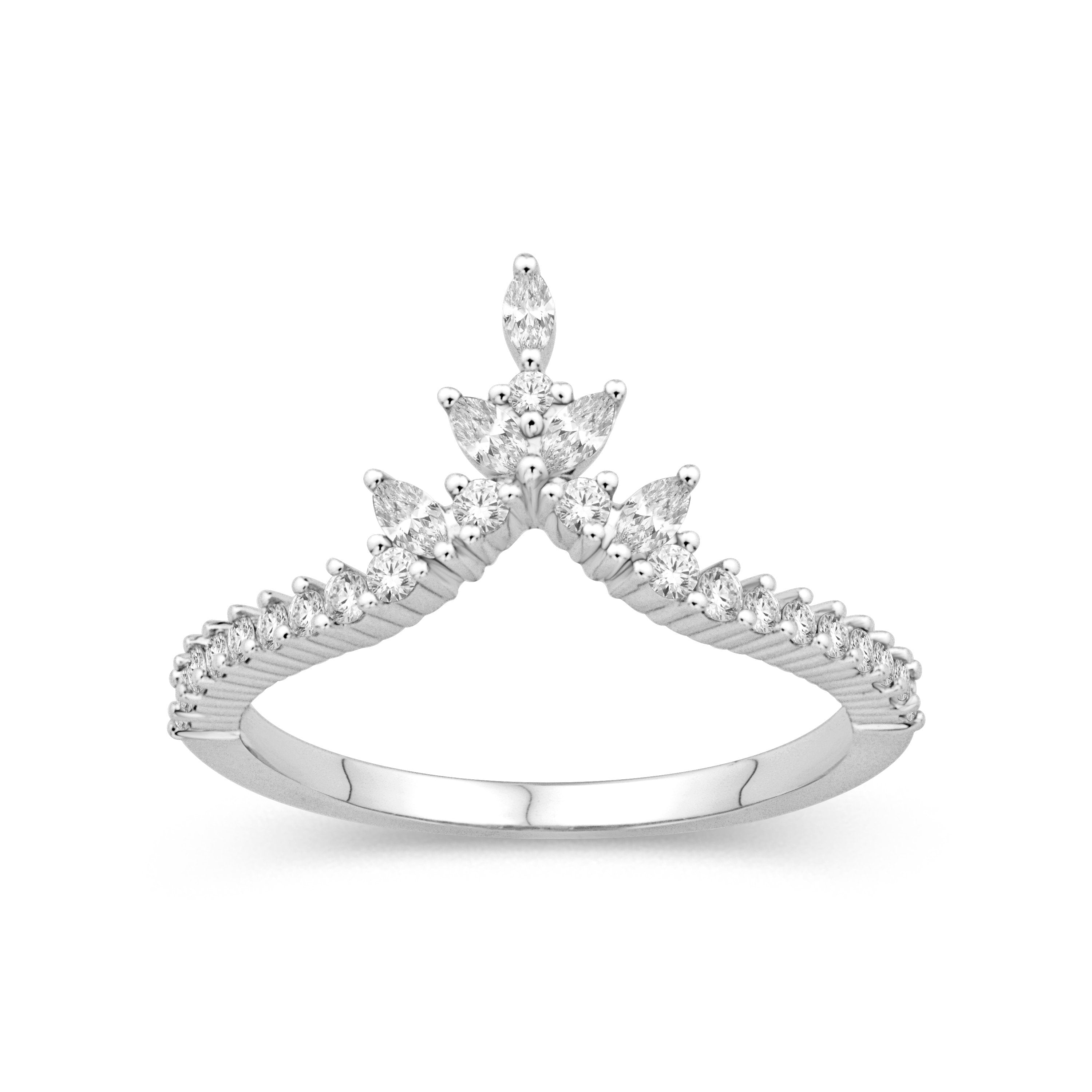 Curved Diamond Band