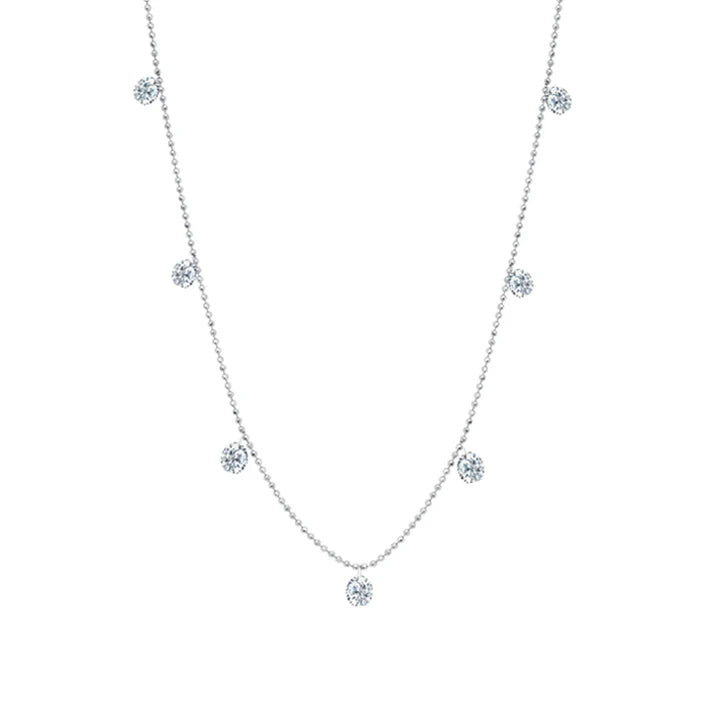 Graziela Floating Diamond Necklace